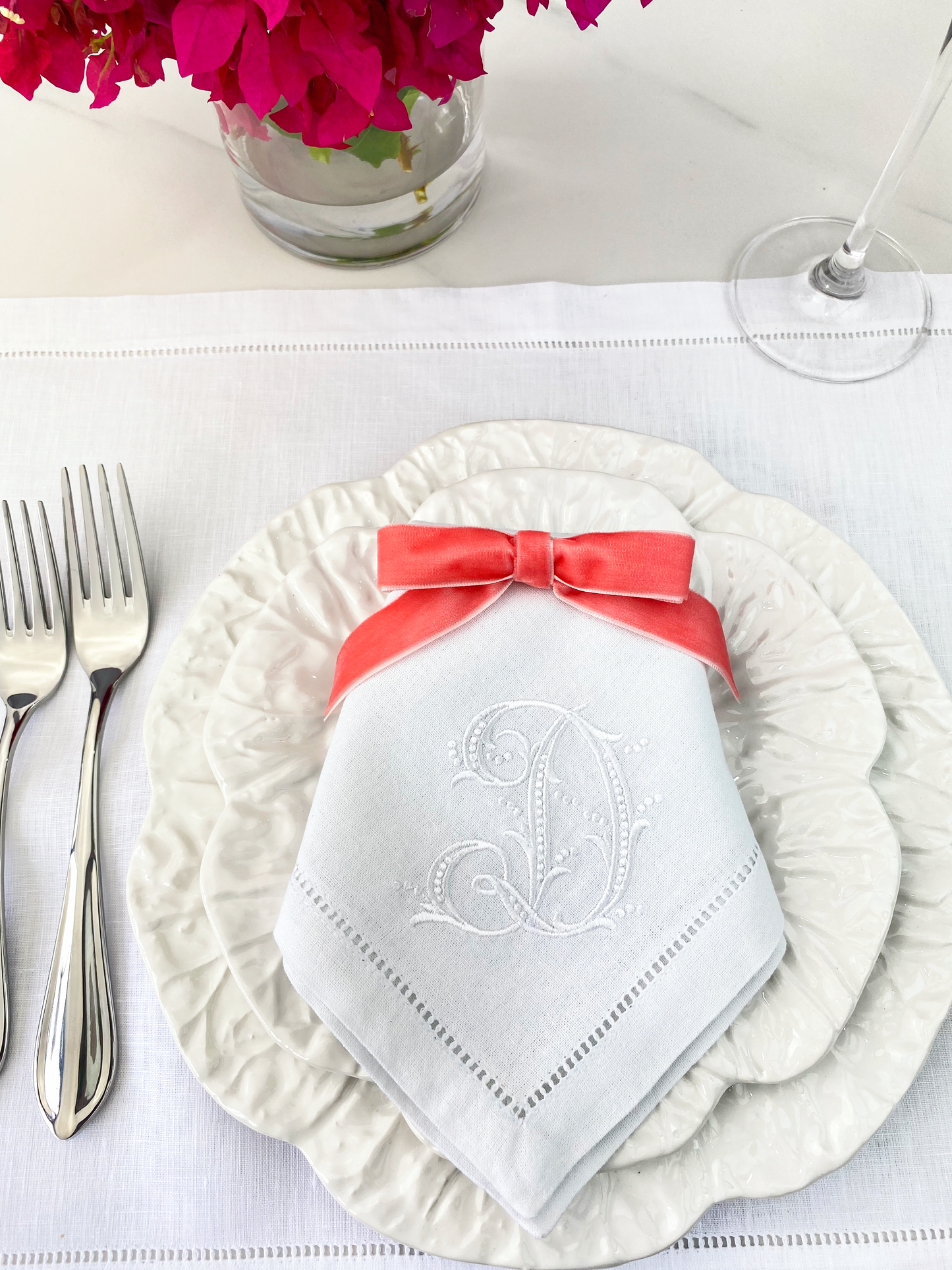 Velvet Napkin Bows, Set of 2