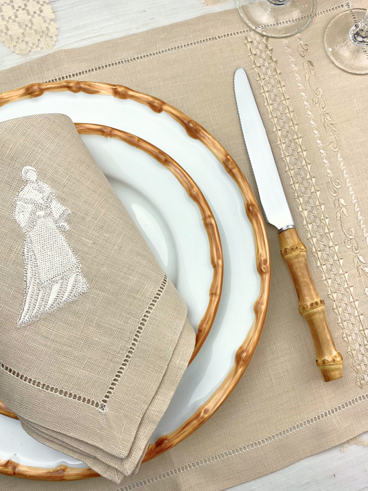 Dalisay Barong Tagalog Placemats, Set of 2