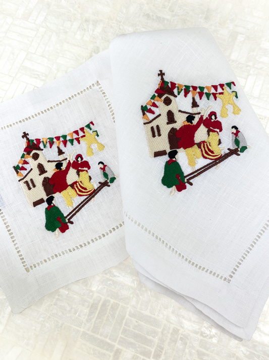 Paskong Pinoy Table Napkins, Set of 2