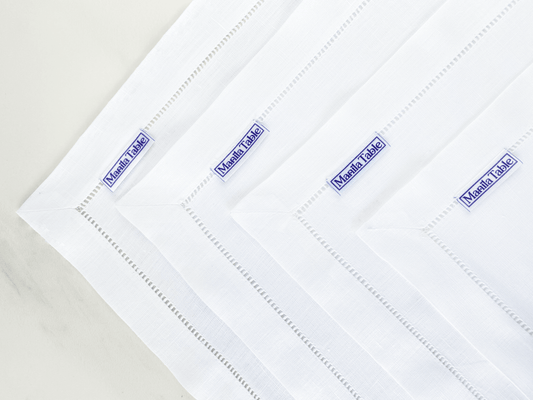 Bespoke Monogram Cocktail Napkins, Set of 2