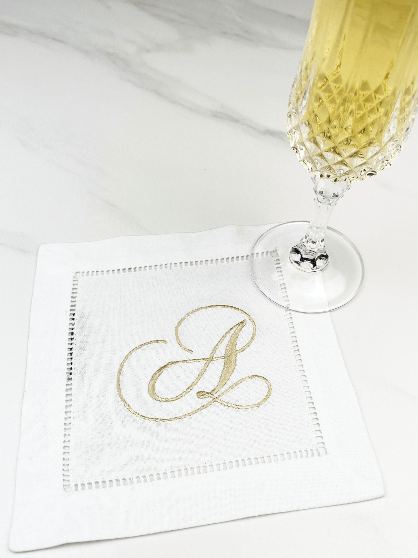 Lauren Monogram Cocktail Napkins, Set of 2