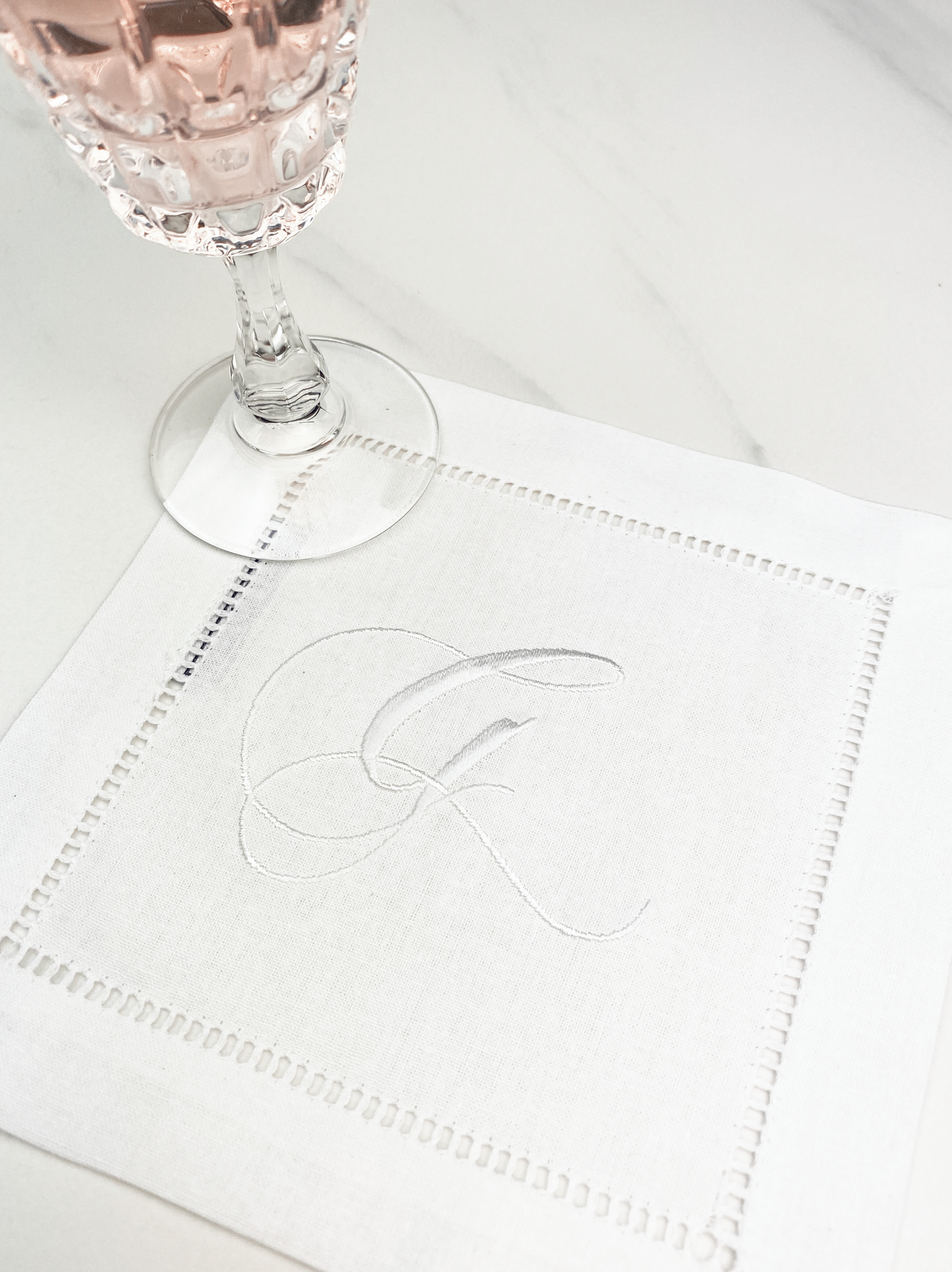 Lauren Monogram Cocktail Napkins, Set of 2