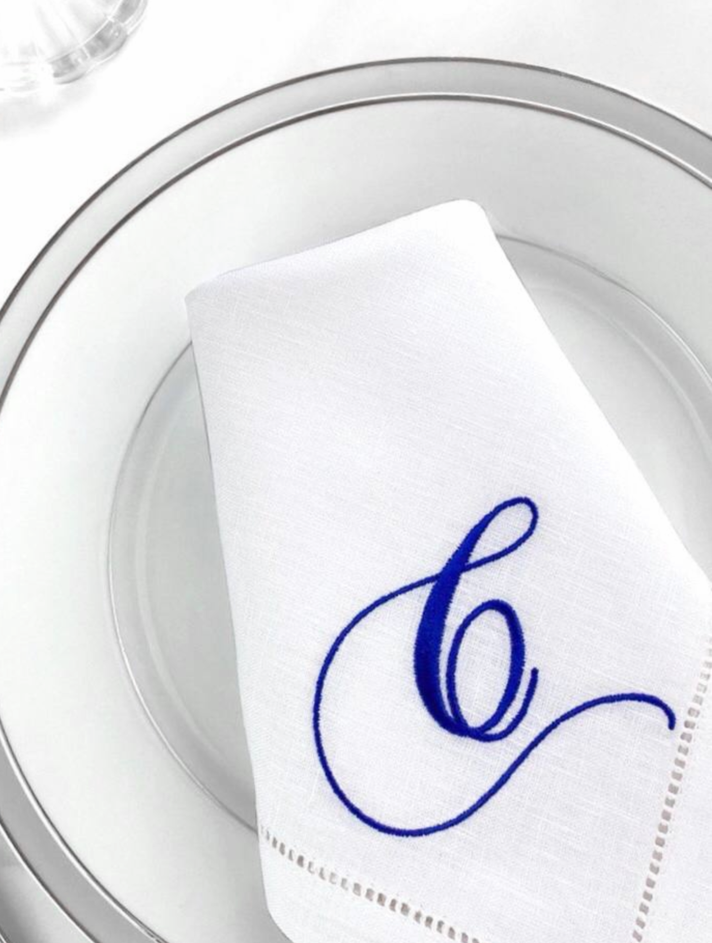 Lauren Monogram Table Napkins, Set of 2